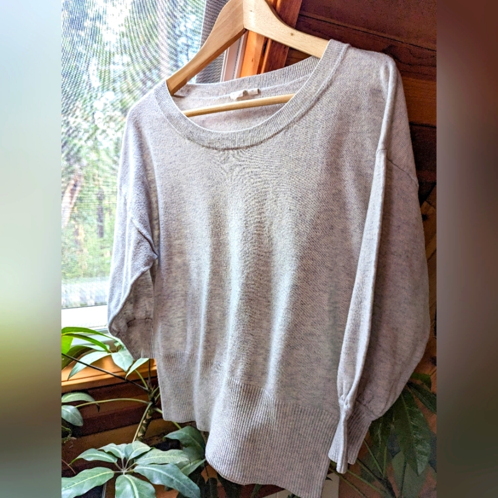 GAP boatneck Merino wool blend sweater